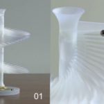 3Dプリンターで作られた羽根時計…謎の安心感があると話題に…